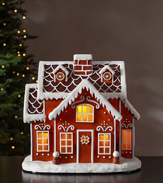 Festive Gingerbread Mansion