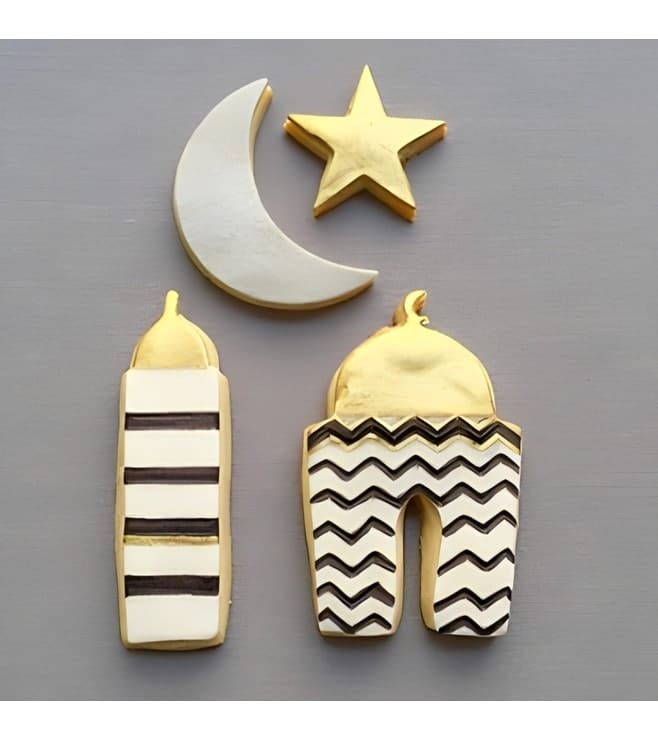 Golden Dome Eid Cookies