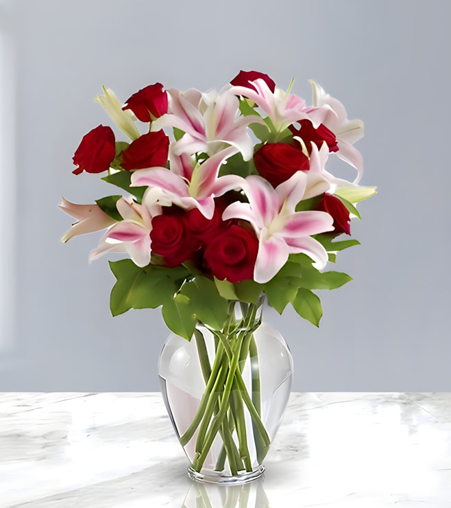 Elegant Soirees Bouquet, Lillies