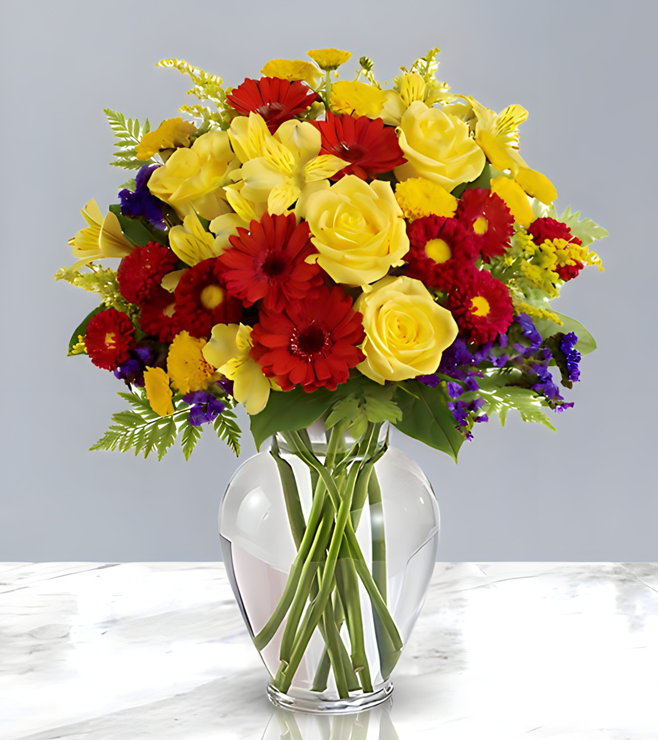 Joyful Garden Bouquet, Get Well