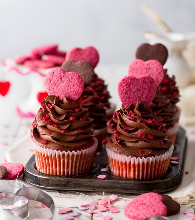 Happy Hearts Day Cupcakes