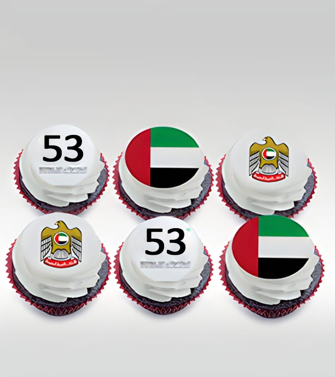 Proud Patriot Half Dozen (6) Cupcakes