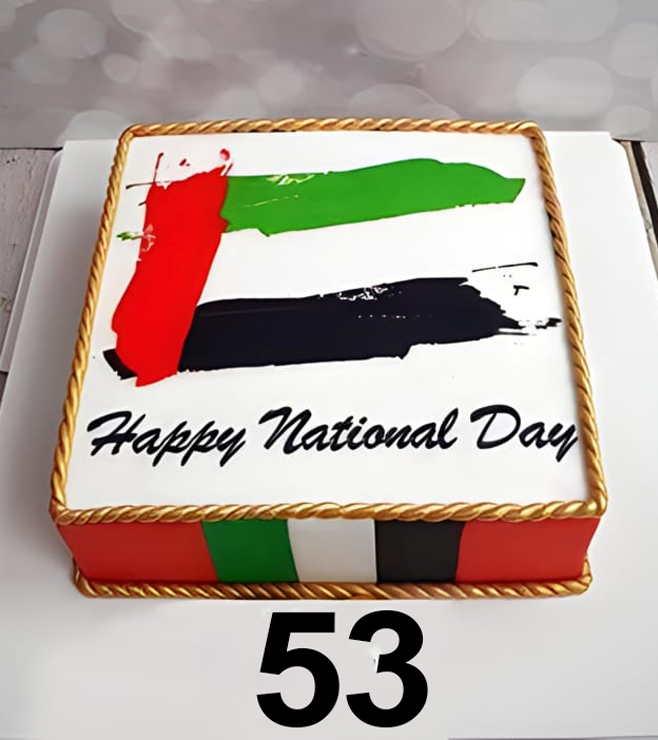 53rd UAE National Day Cake