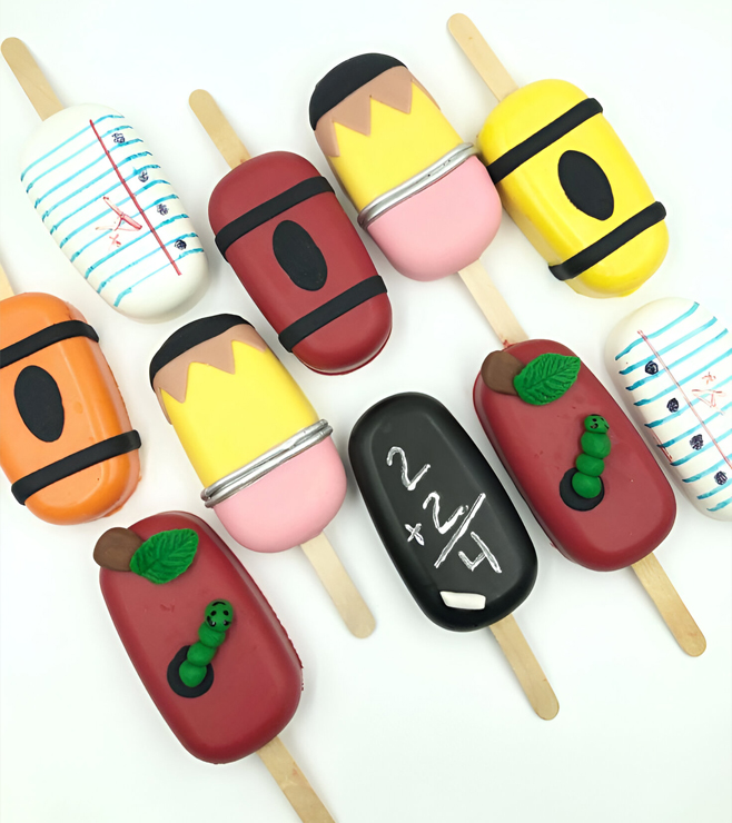 Class Treat Cakesicles, Back to School