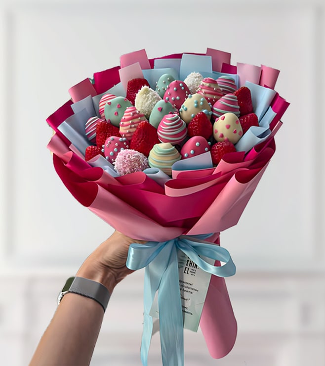 Dazzling Dipped Strawberry Bouquet