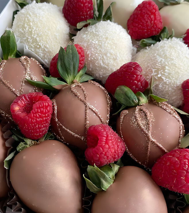 Decadent Dipped Strawberries