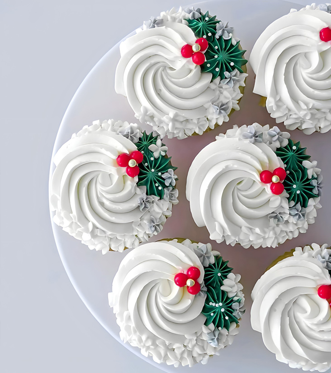 Frosted Christmas Cupcakes, Christmas Gifts