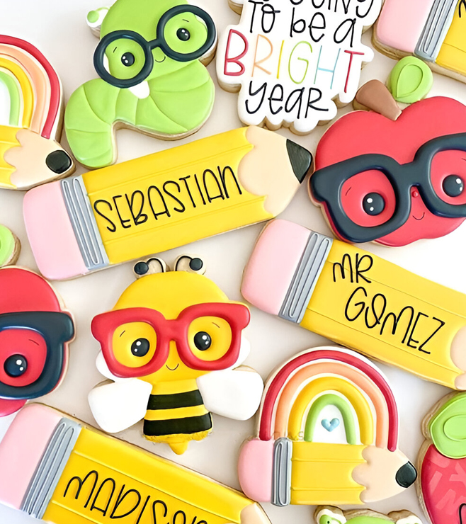 Fun Bookworm Cookies, Back to School