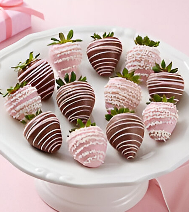 Gourmet Drizzled Strawberries