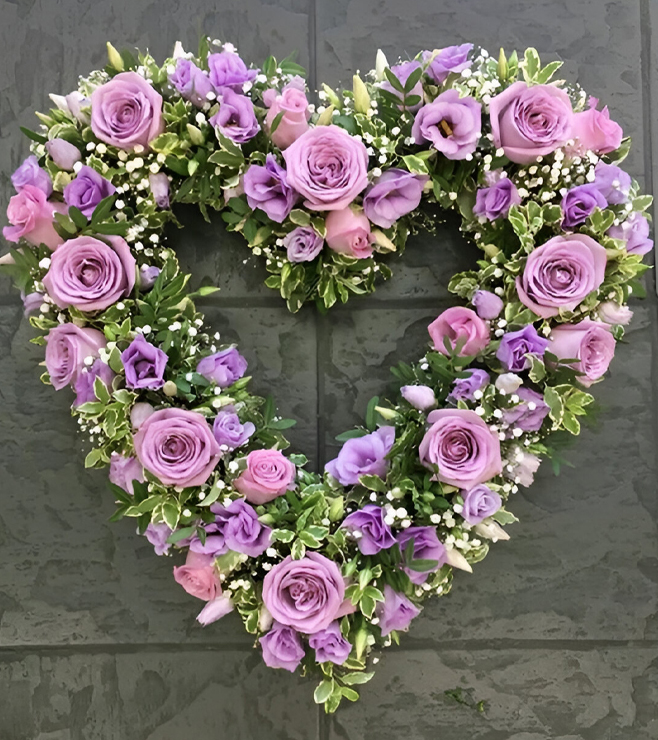 Purple Heart Rose Arrangement, Emirati Women's Day Gifts