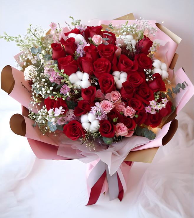 Ruby Delight Bouquet, Christmas Gifts