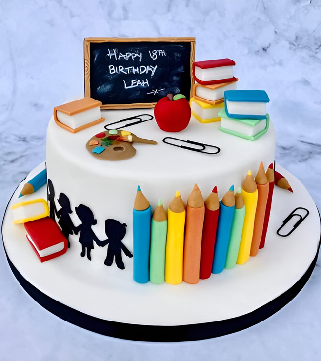 School Days Delight Cake, Back to School