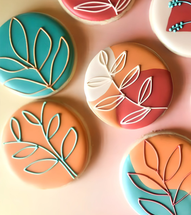 Sophisticated Leaf Cookies, Father's Day