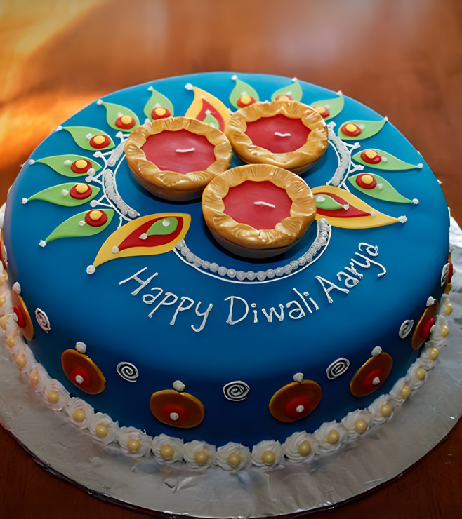 Sparkling Diwali Cake