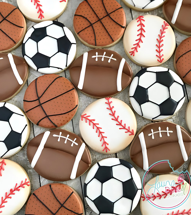 Sporty Father's Day Cookies