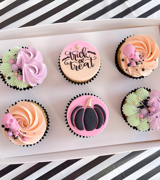 Subtle Trick or Treat Cupcakes, Halloween