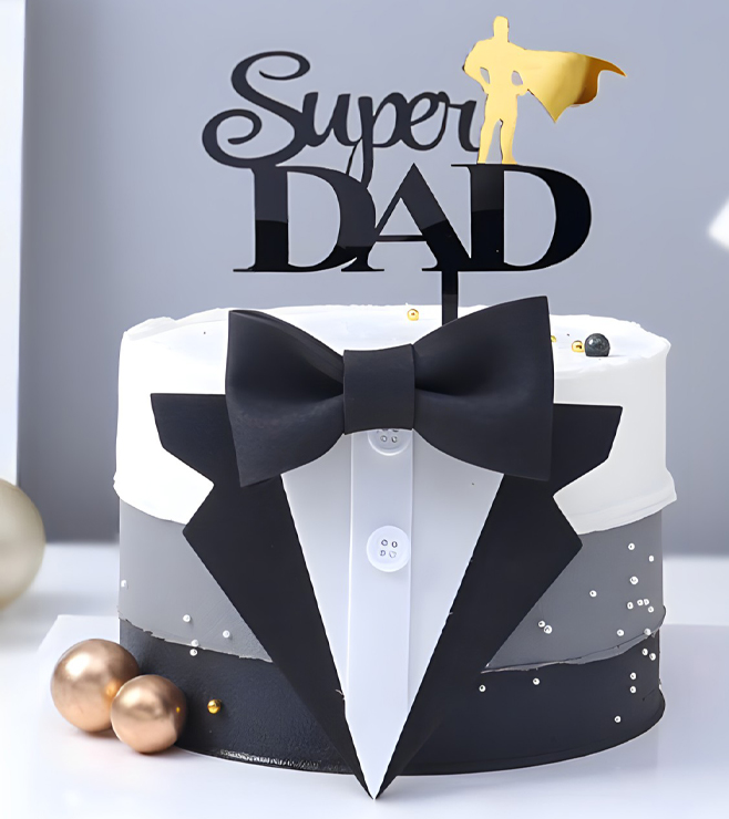 Super Dad Suit Cake, Father's Day
