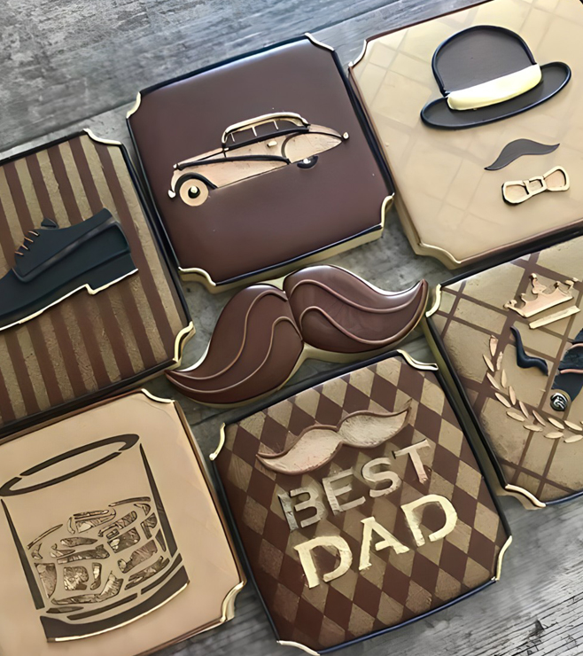 Vintage Father's Day Cookies, Father's Day