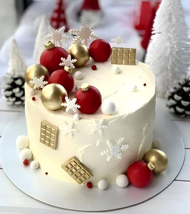 Warm Winter Wishes Cake, Christmas Gifts