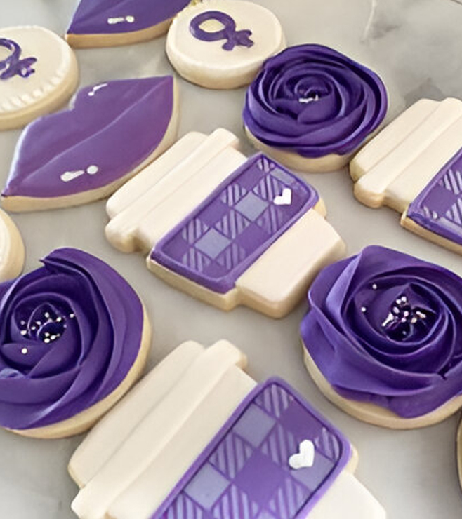 Women's Day Purple Cookies, Women's Day