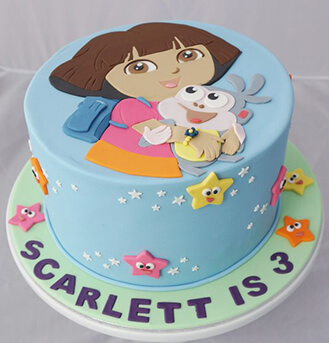 Dora and Boots Birthday Cake | Graceful Cake Creations | Flickr