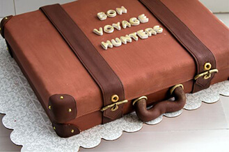 Suitcase & Figure Cake