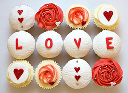 Beloved Rose - 6 Cupcakes