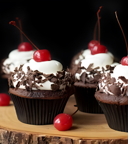 Cherry Surprise Cupcakes