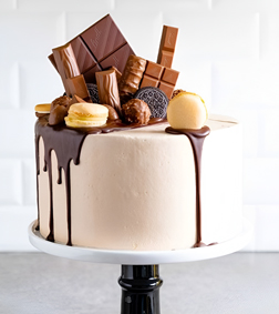 Choco-Topped Sensation Cake