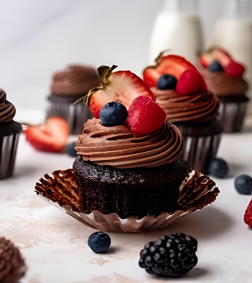 Berry Kiss Cupcakes