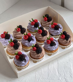 Berry Whispers Cupcakes