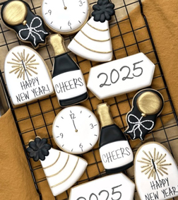 2025 New Year Cookies