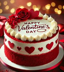 Love-Struck Red Velvet Cake