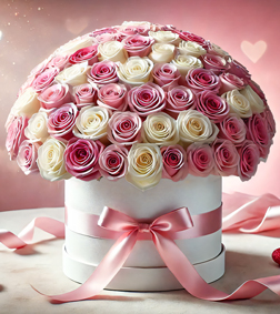 Romantic Roses Hatbox