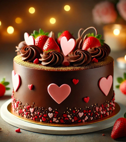 Full of Love Choco Cake