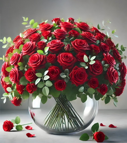 Regal Red Rose Arrangement