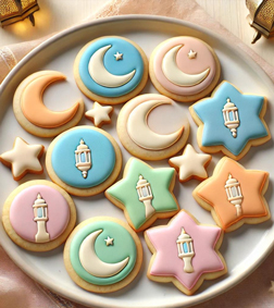 Crescent & Stars Cookies