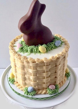 Easter Bunny Basket Cake