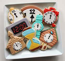 Rock The Clock Cookies