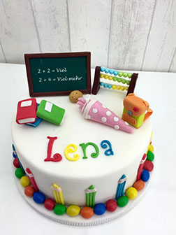 Back to School Surprise Cake