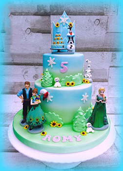 Disney Frozen Themed Cake 4