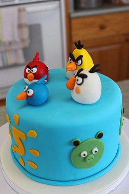 Angry Birds Squad Cake
