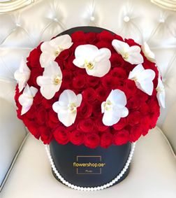 Be My Love Rose Hatbox