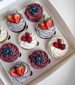 Berry Harmony Cupcakes