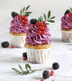 Berry Indulgence Cupcakes