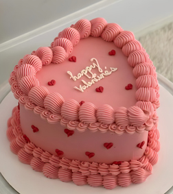 Blush Valentine Cake