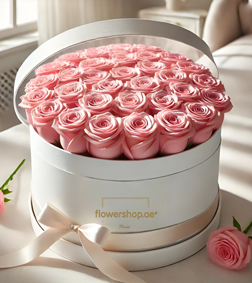 Blushing Treasure Hatbox