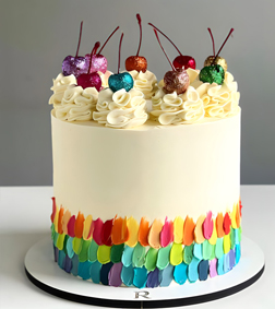 Burst of Colors Cake