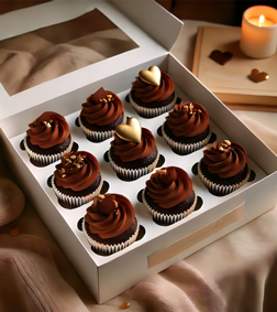 Choco Luxe Swirl Cupcakes