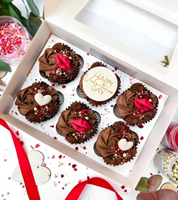 Chocolate Valentine Cupcakes